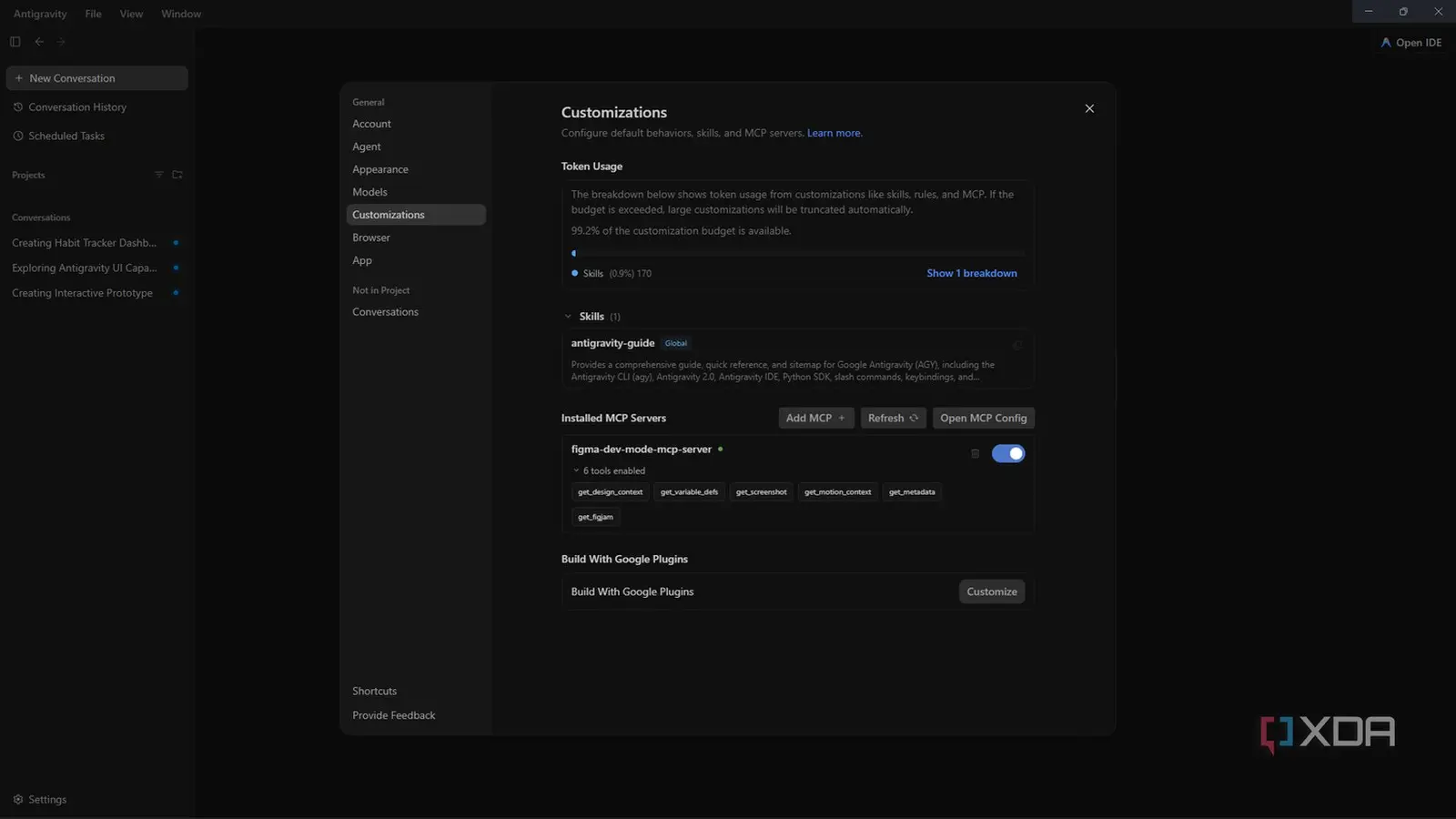Google Antigravity conecta con Figma y convierte diseños en código funcional, imagen 3