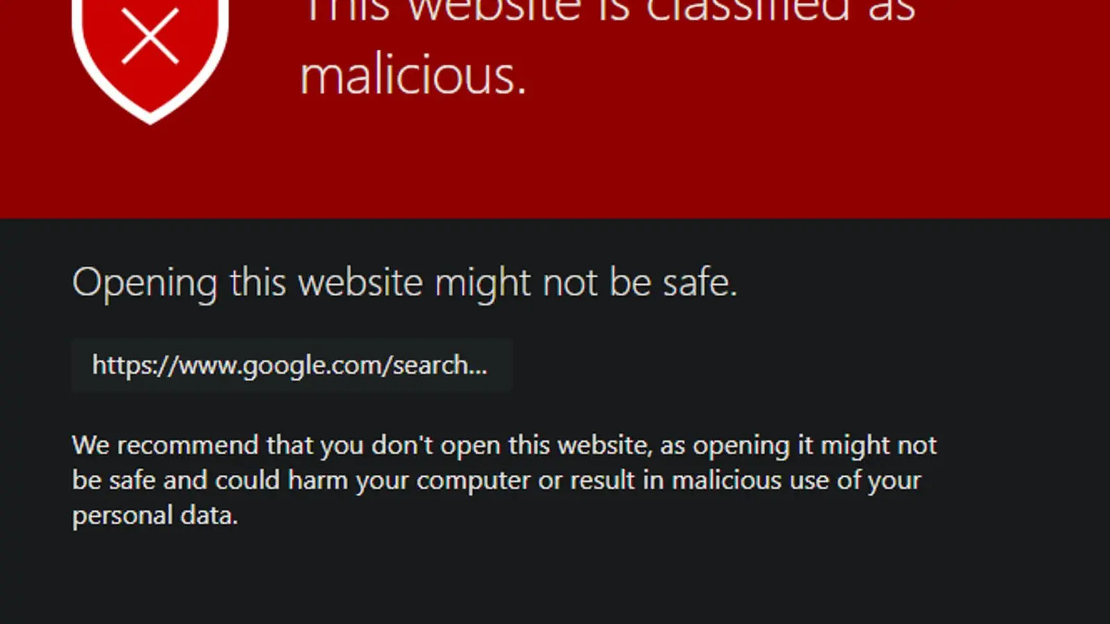 Microsoft Defender bloquea temporalmente enlaces de Google Search, imagen 2