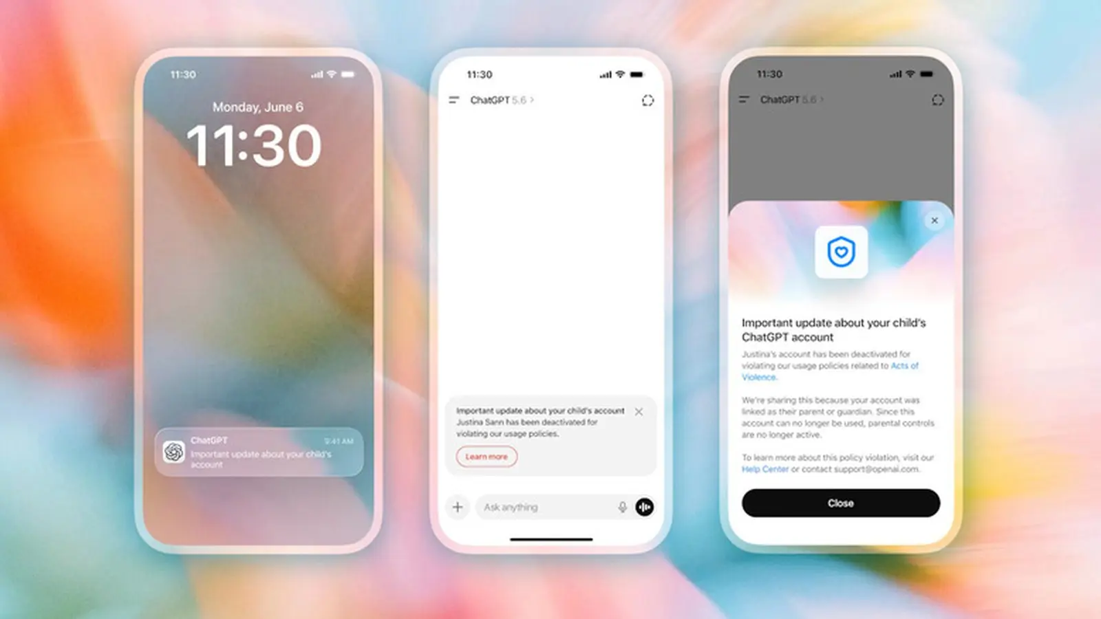 OpenAI notifica a padres si su hijo es expulsado de ChatGPT por violencia, imagen 2
