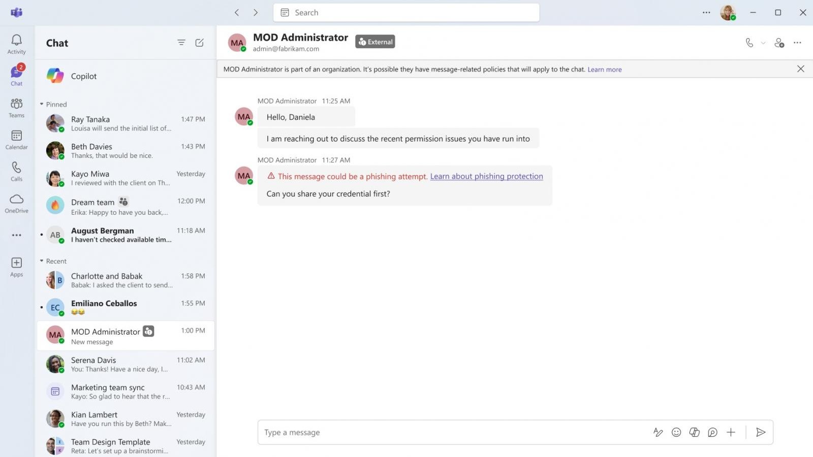 Microsoft Teams introduce deteccion de phishing con IA en noviembre, imagen 2